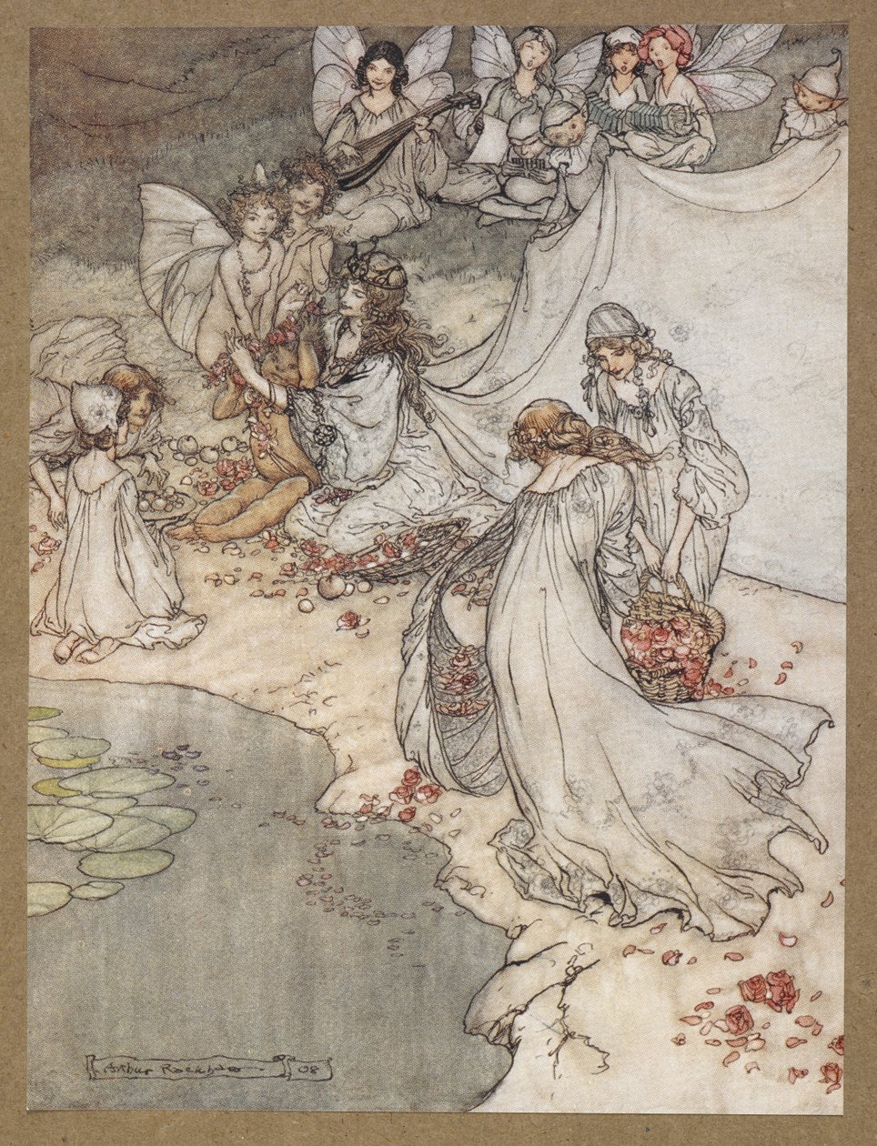لم يكن لديها مثل هذا التغيير اللطيف. الأغاني الخيالية. مشهد من فيلم A Midsummer Night