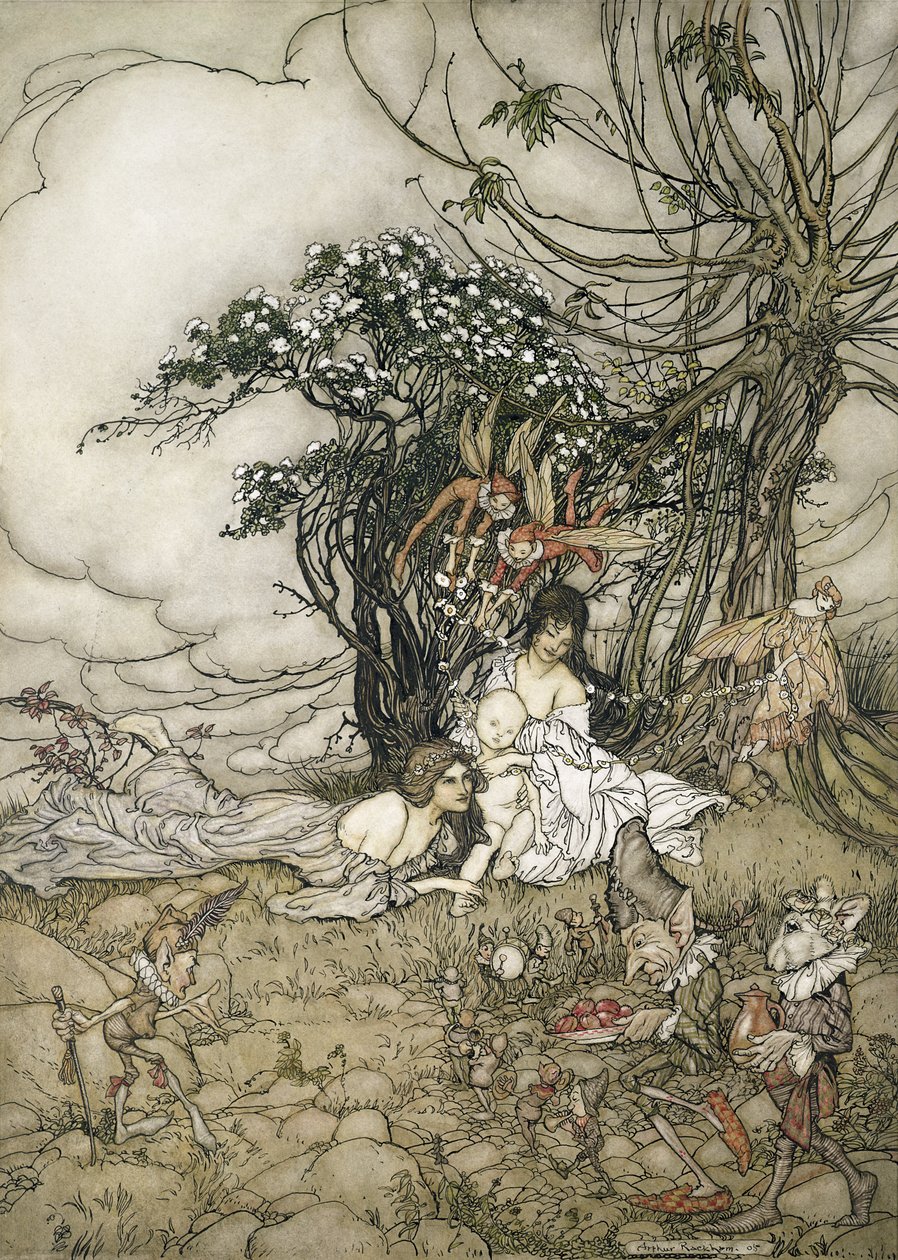 The Changeling، 1905 (مرحاض وقلم وحبر على ورق) بواسطة آرثر راكهام