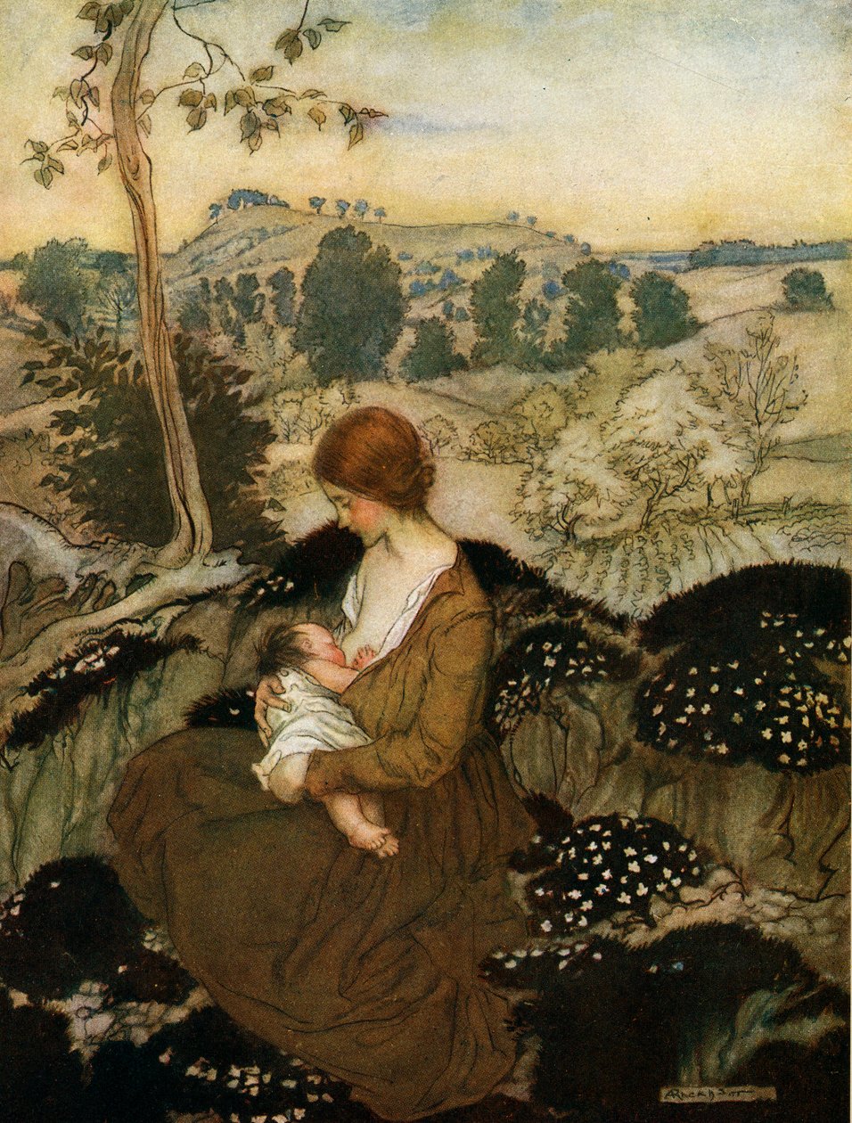 The Springtide of Life من تأليف AC Swinburne بواسطة آرثر راكهام