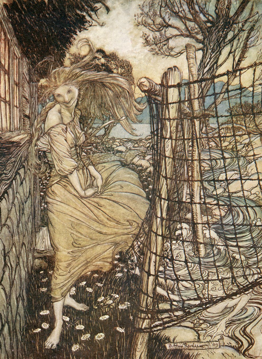 Undine بواسطة Friedrich de la Motte Fouqué بواسطة آرثر راكهام