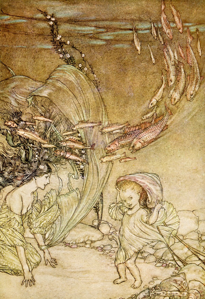 Undine بواسطة Friedrich de la Motte Fouqué بواسطة آرثر راكهام