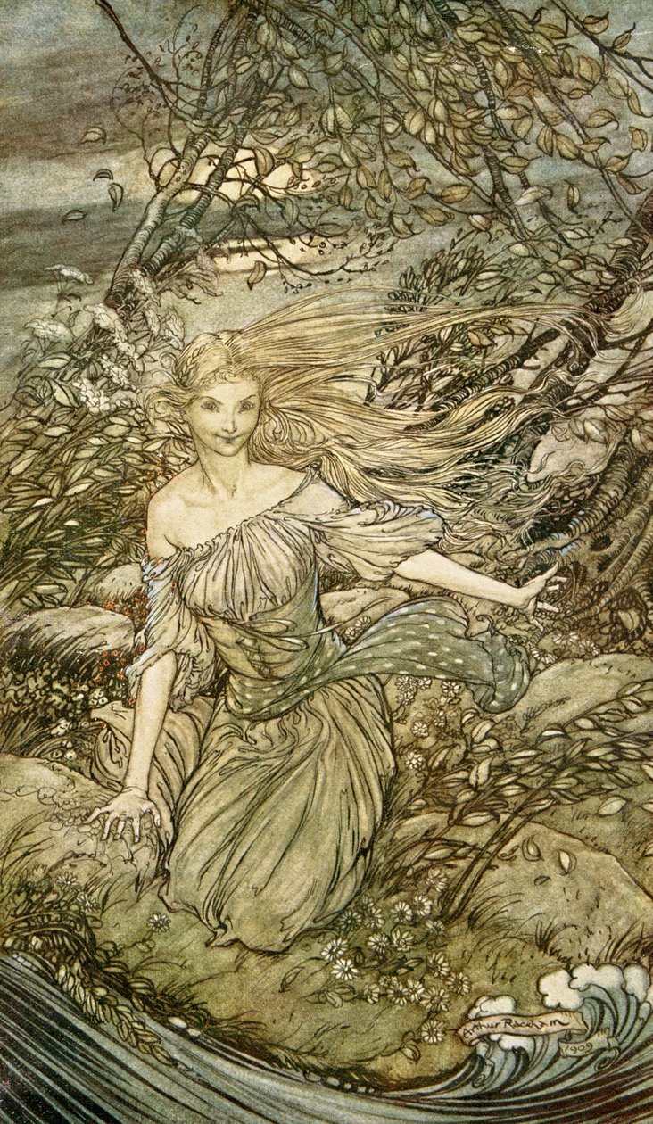 Undine بواسطة Friedrich de la Motte Fouqué بواسطة آرثر راكهام