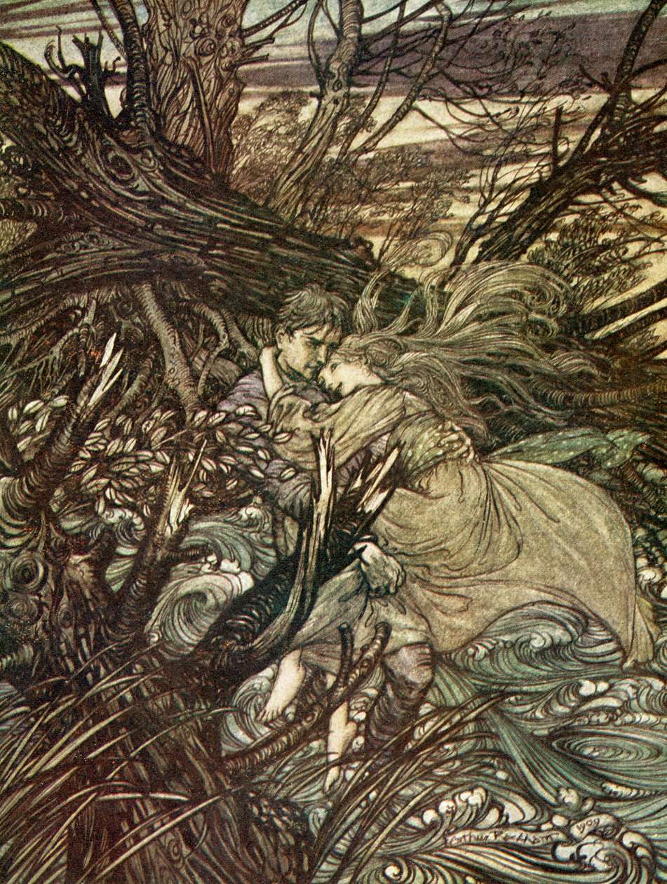 Undine بواسطة Friedrich de la Motte Fouqué بواسطة آرثر راكهام