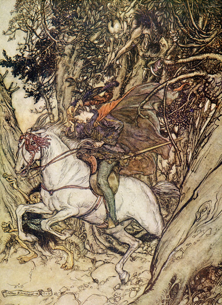 Undine بواسطة Friedrich de la Motte Fouqué بواسطة آرثر راكهام