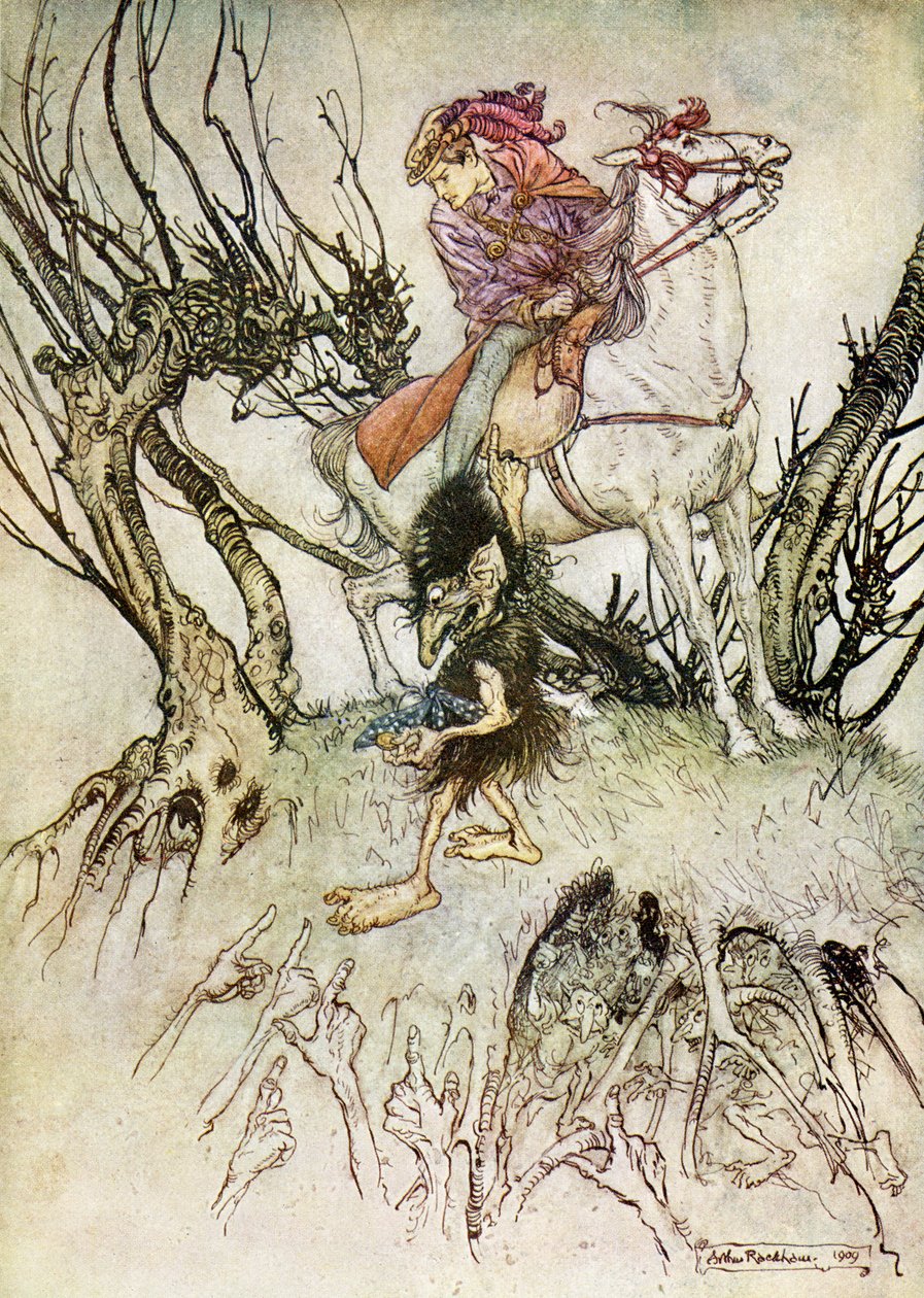 Undine بواسطة Friedrich de la Motte Fouqué بواسطة آرثر راكهام