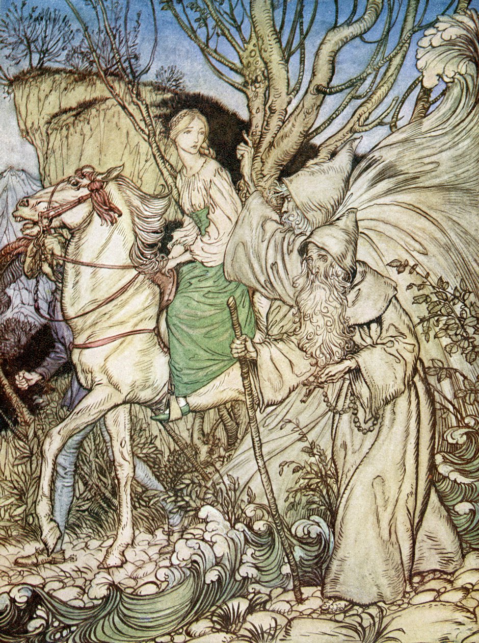Undine بواسطة Friedrich de la Motte Fouqué بواسطة آرثر راكهام