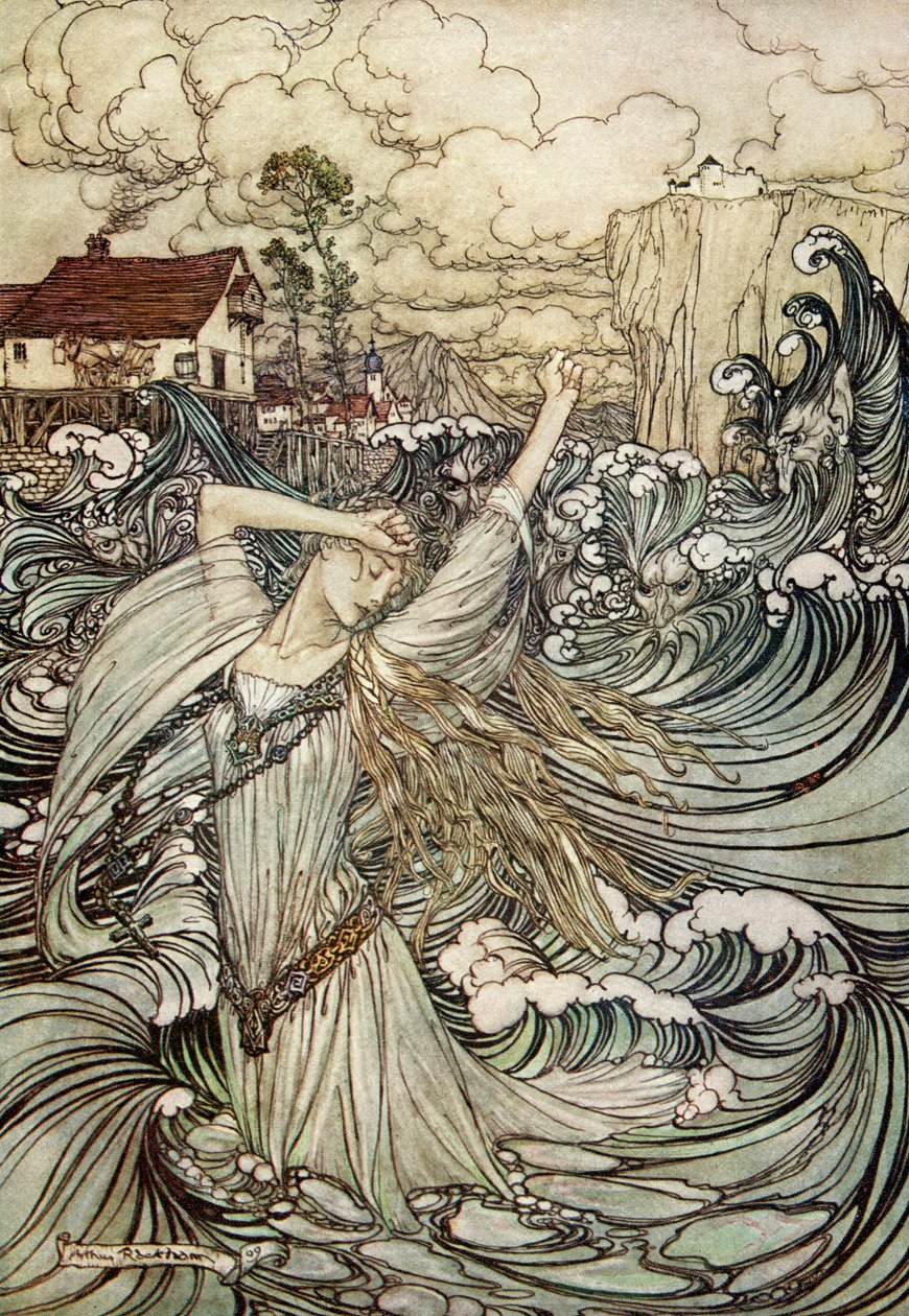 Undine بواسطة Friedrich de la Motte Fouqué بواسطة آرثر راكهام