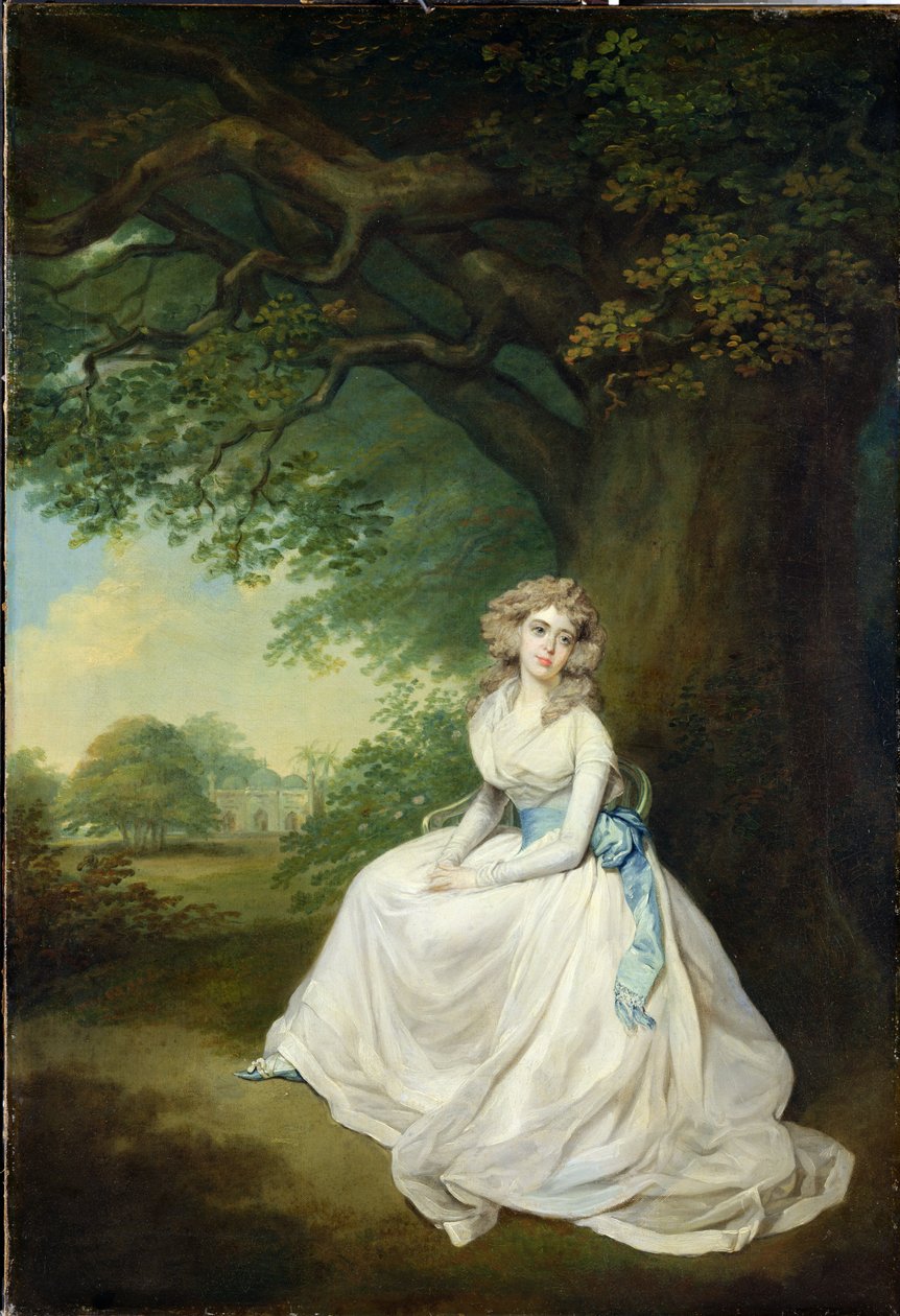 ليدي تشامبرز ، حوالي عام 1789 (زيت على قماش) بواسطة آرثر ويليام ديفيس