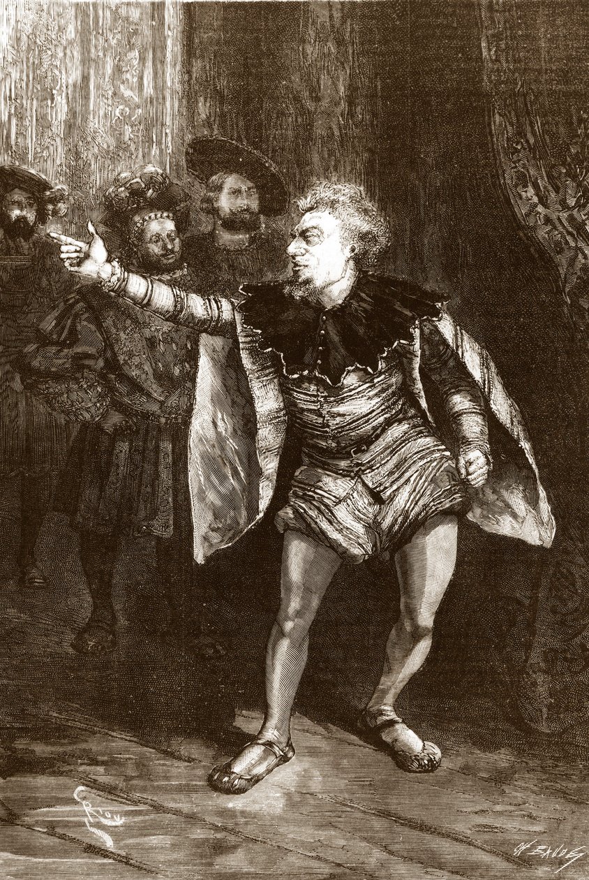 رسم توضيحي لمسرحية "Le Roi s