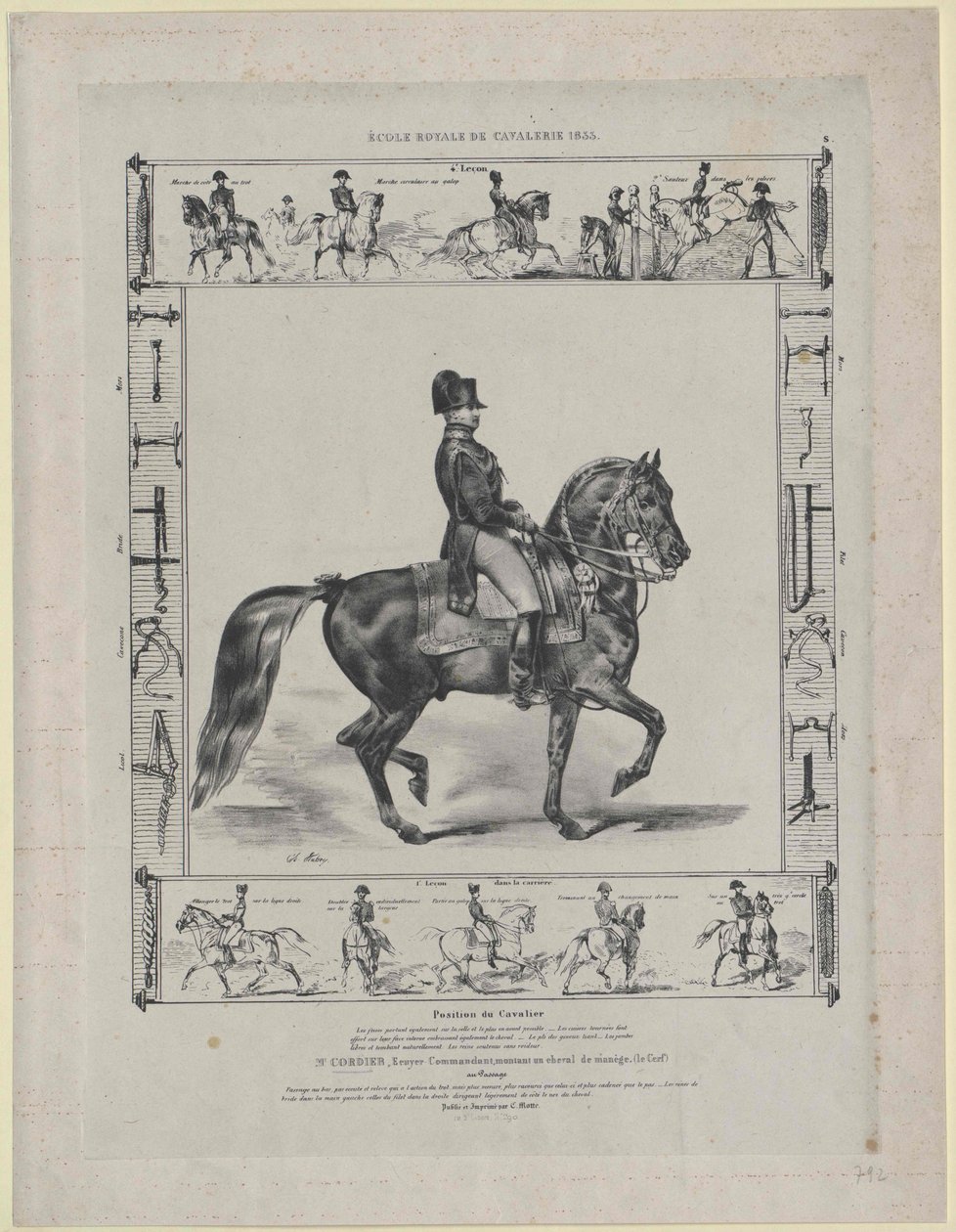 عاش حوالي عام 1833 كوردييه بواسطة فنان غير معروف