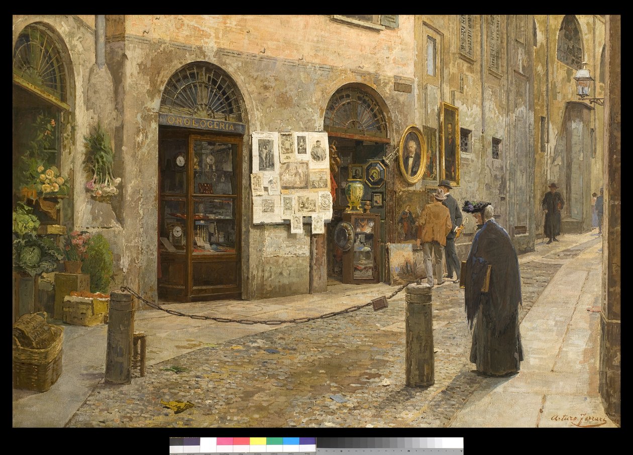 عن طريق سان برناردينو يدعي Ossa في ميلانو ، إيطاليا ، 1912 بواسطة أرتورو فيراري