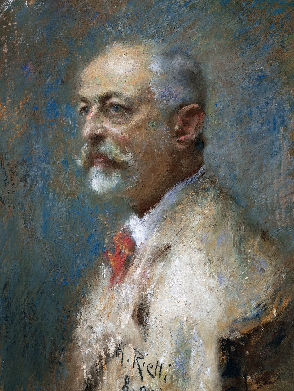 صورة للنحات الإيطالي جوزيبي سارتوريو (1844-1922) ، رسمها أرتورو ريتي (1863-1943) ، زيت على قماش. إيطاليا ، القرن العشرين. بواسطة أرتورو ريتي