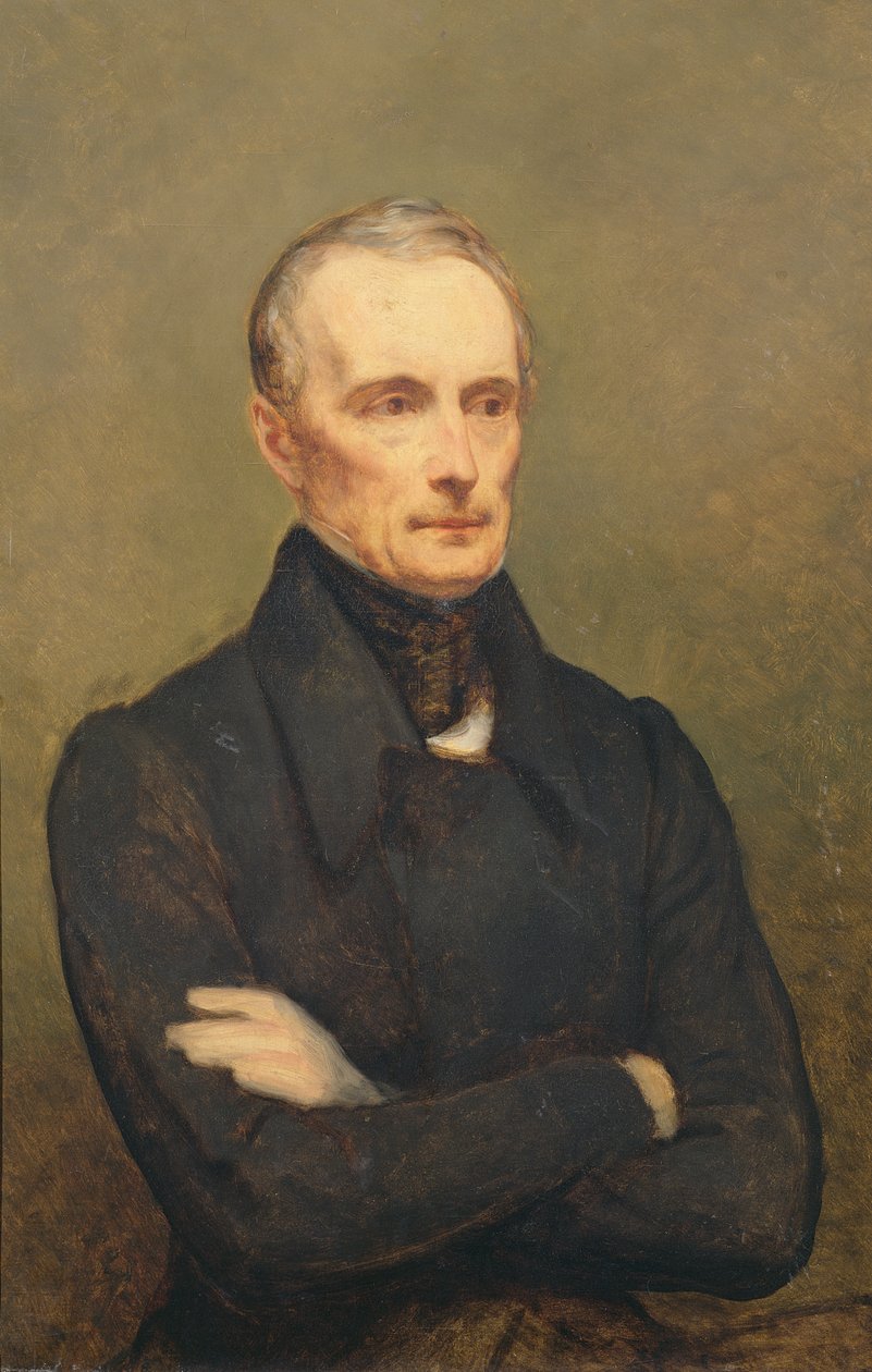 ألفونس دي لامارتين (1790-1869) 1847-1848 بواسطة آري شيفر