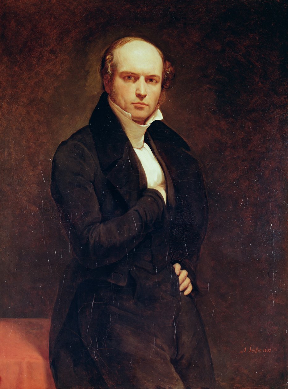 صورة لأديلون باروت (1791-1873) بواسطة آري شيفر