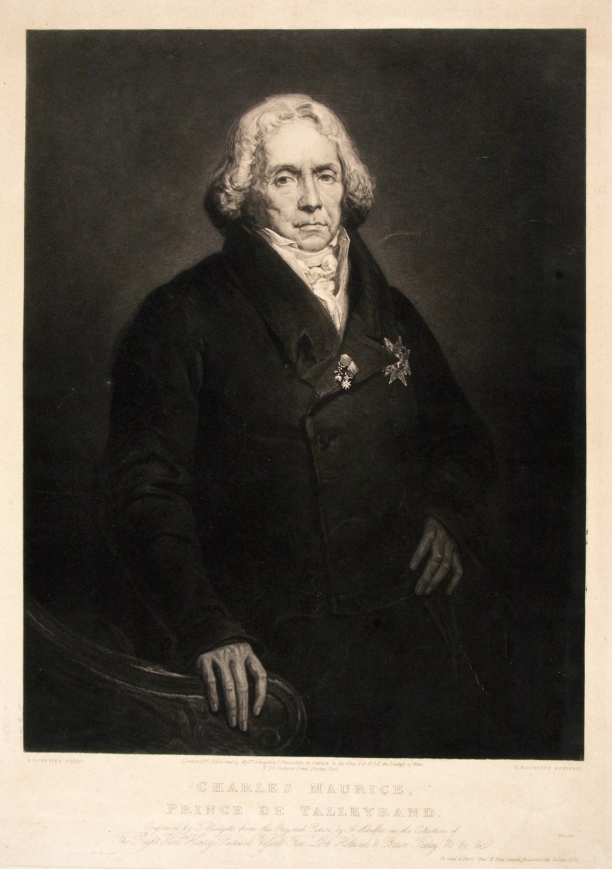 تشارلز موريس أمير Talleyrand ، حانة. 1835 بواسطة آري شيفر