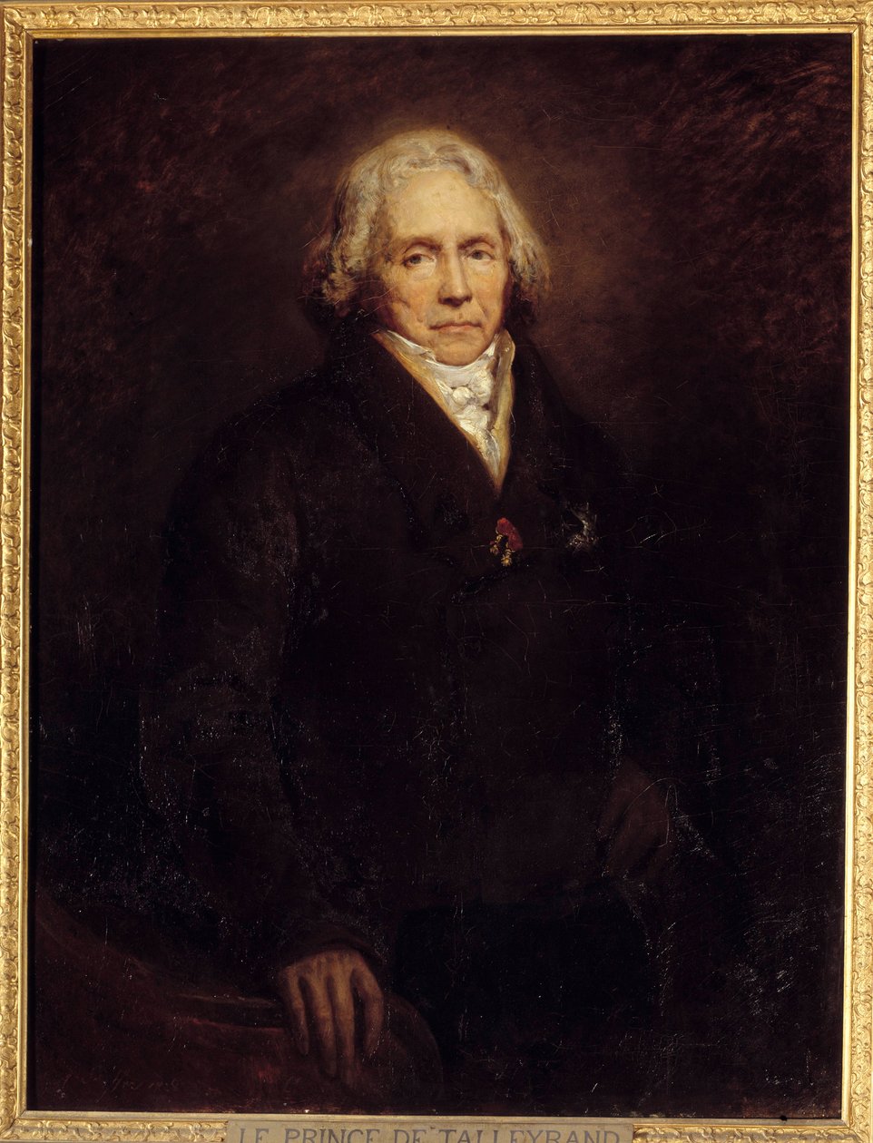 صورة للسياسي الفرنسي تشارلز موريس دي تاليران بيريغورد (أو Talleyrand-Perigord بواسطة آري شيفر