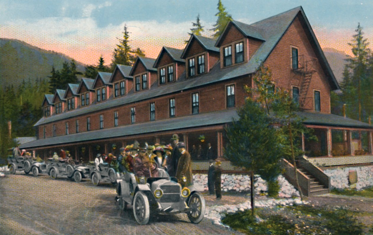 نزل جبل رينييه الوطني ، c1916 بواسطة Asahel Curtis