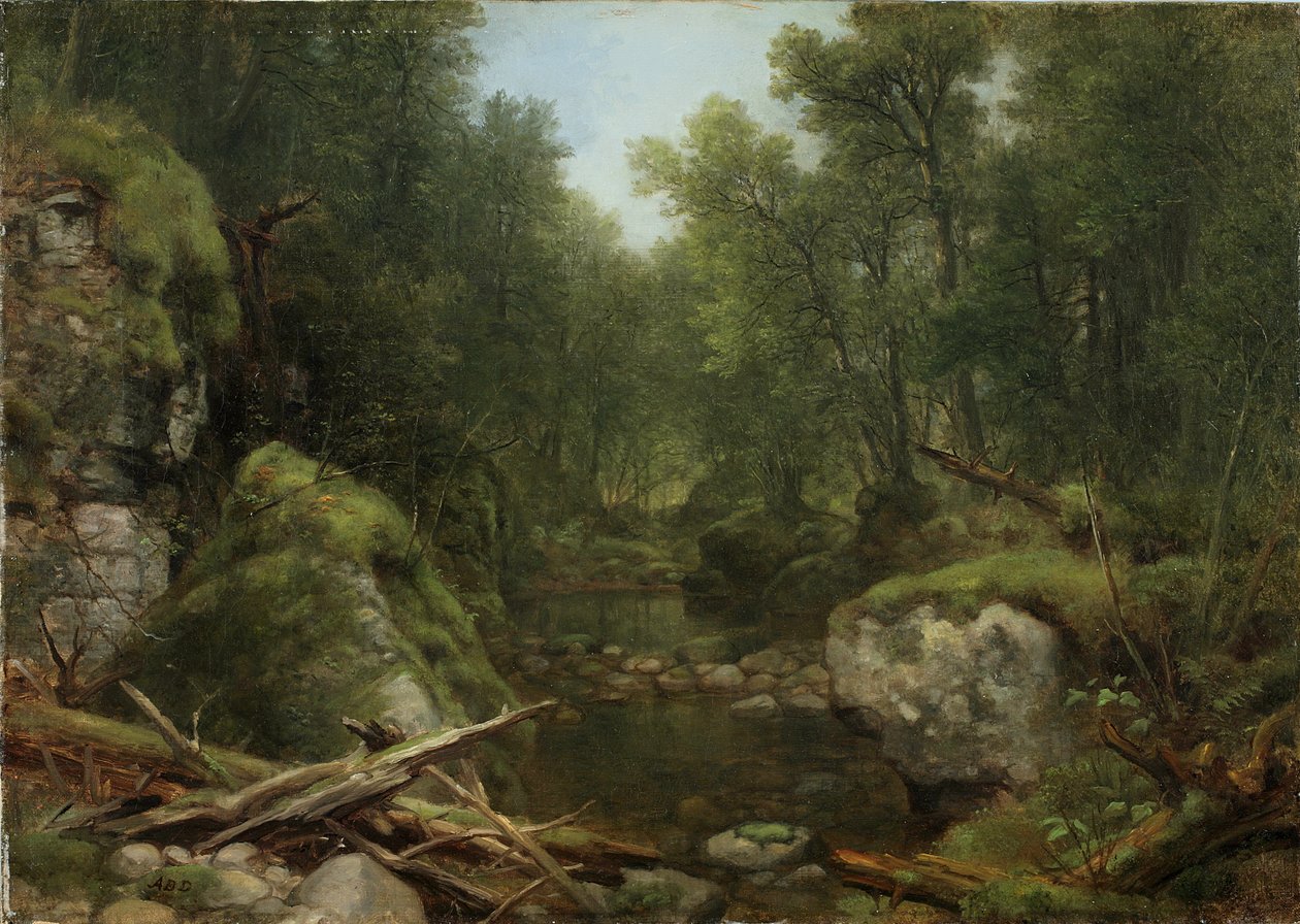 Chapel Pond Brook ، Keene Flats ، جبال أديرونداك ، نيويورك ، 1870 بواسطة آشر براون دوراند