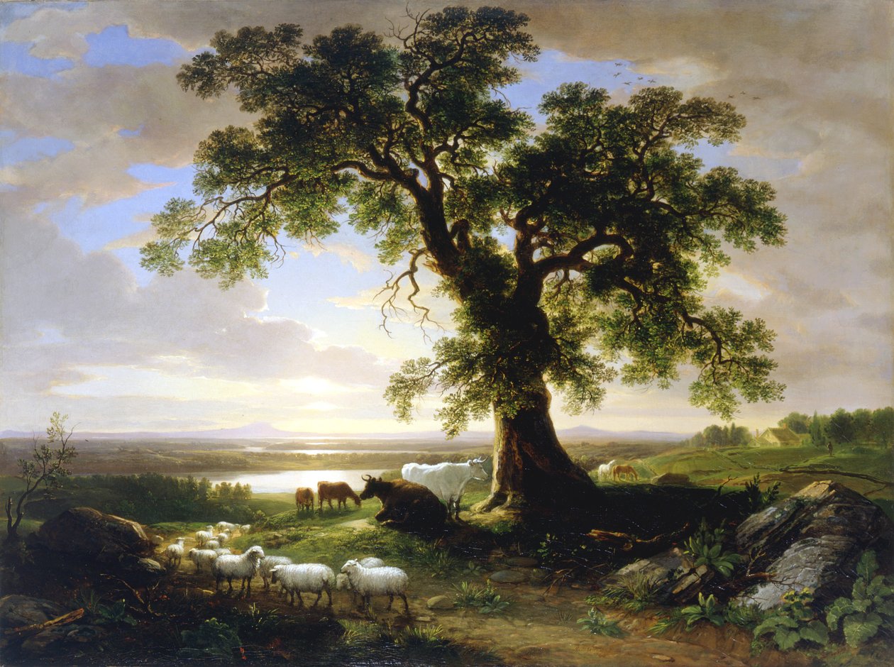 البلوط الانفرادي The Old Oak ، 1844 بواسطة آشر براون دوراند