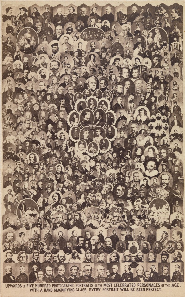 ما يزيد عن خمسمائة صورة شخصية لأكثر الشخصيات شهرة في ... ، كاليفورنيا. 1864. بواسطة أشفورد براذرز وشركاه