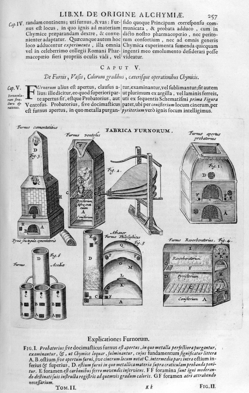 أفران 1678 بواسطة أثناسيوس كيرشر