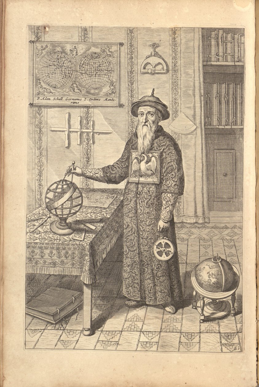 يوهان آدم شال من بيل. من Athanasius Kirchers China Illustrata ، 1667 بواسطة أثناسيوس كيرشر