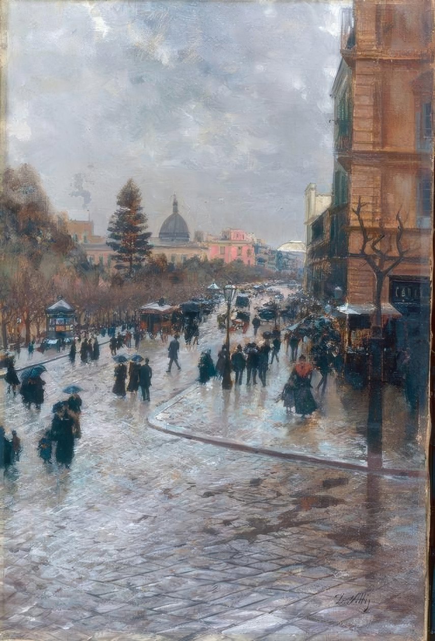 Straße in Paris بواسطة أتيليو براتيلا