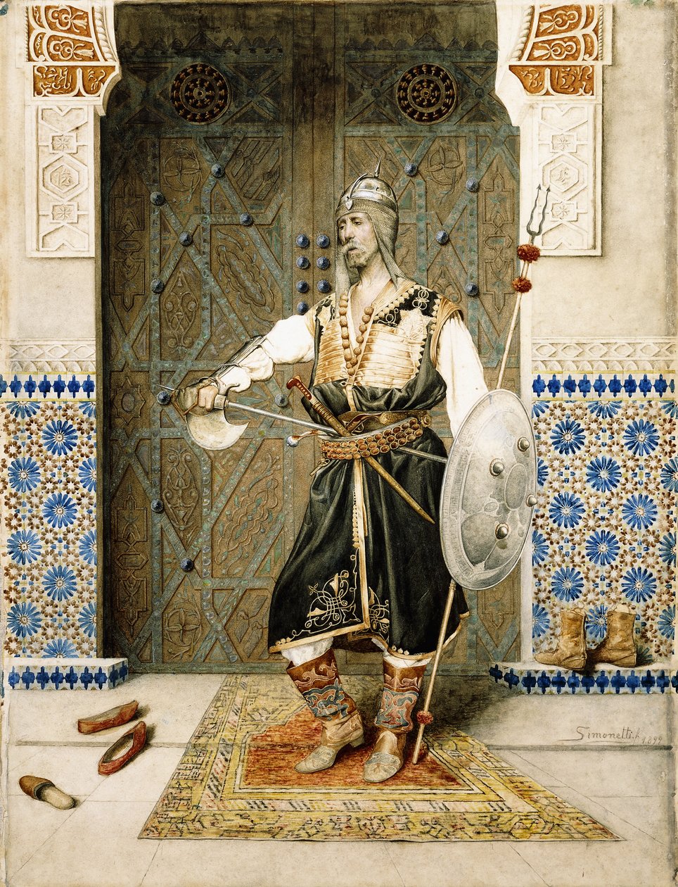 حارس الحريم ، 1899 بواسطة أتيليو سيمونيتي