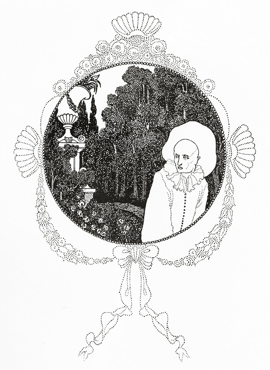 Cul-de-lampe, illustration for Ernest Dowson