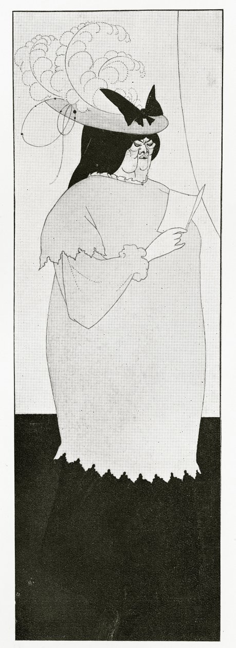 رسم توضيحي لـ &39;L&39;Education Sentimentale&39; ، 1894 بواسطة اوبري بيردسلي