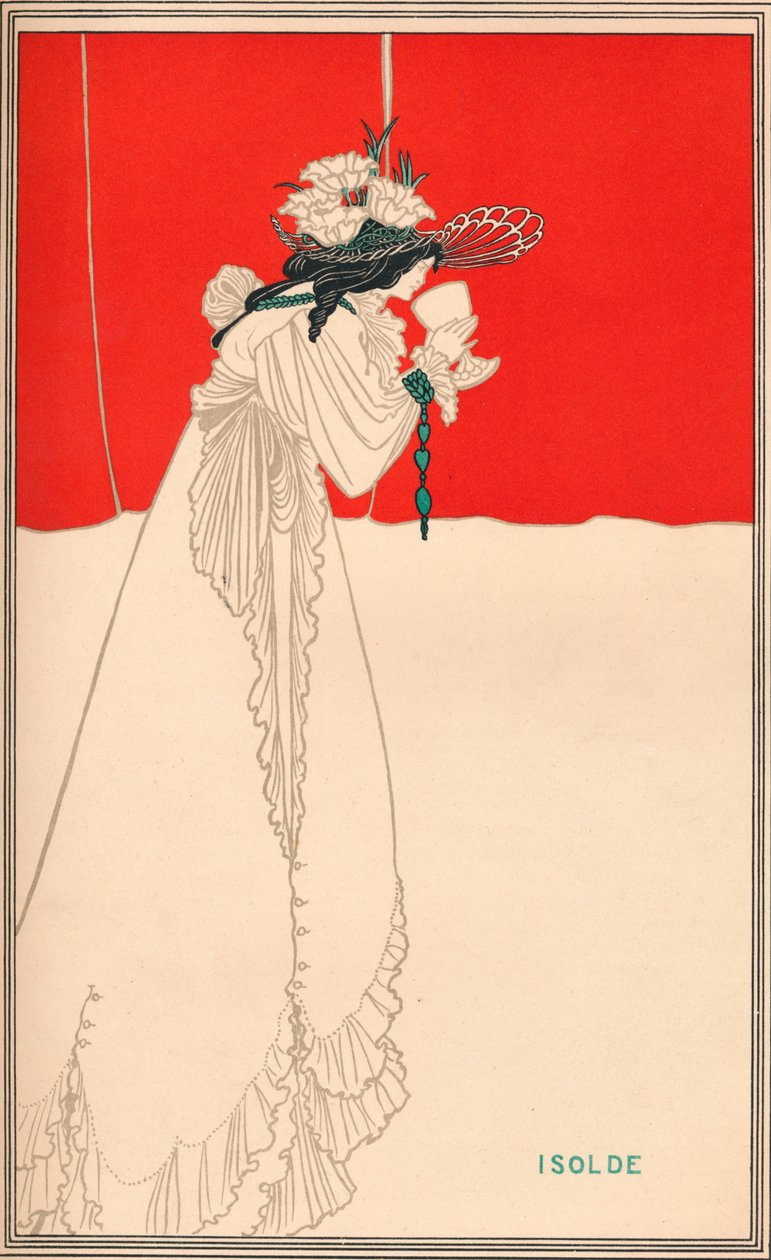 إيزولدي ، c1895 ، 1896 بواسطة اوبري بيردسلي