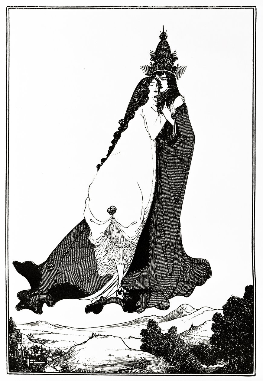 الوردة المقدسة ليما ، c.1894 بواسطة اوبري بيردسلي