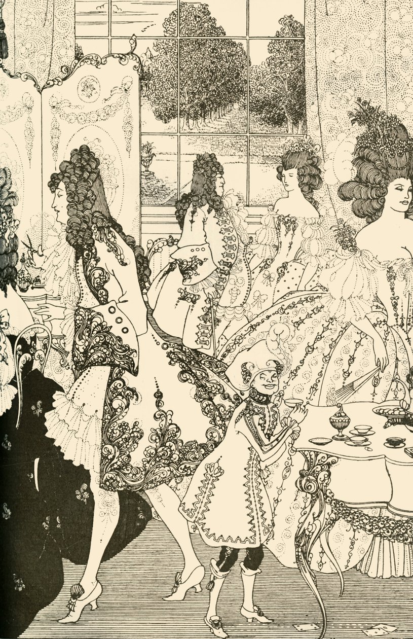 اغتصاب القفل ، 1896 ، 1928. بواسطة اوبري بيردسلي