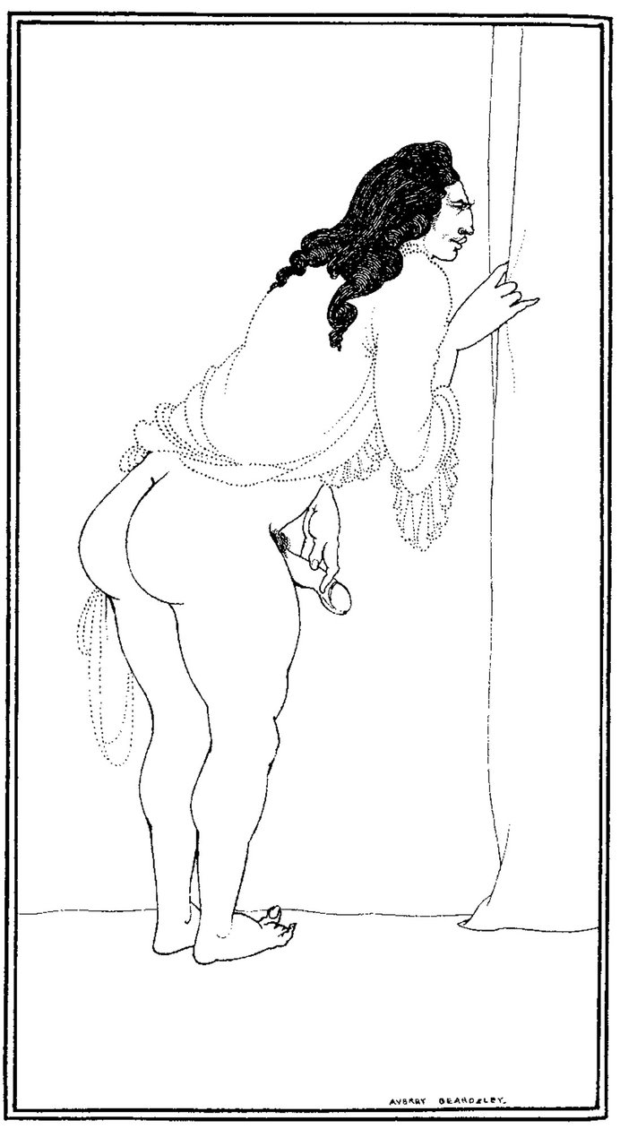 الزاني النافد الصبر ، 1897 بواسطة اوبري بيردسلي