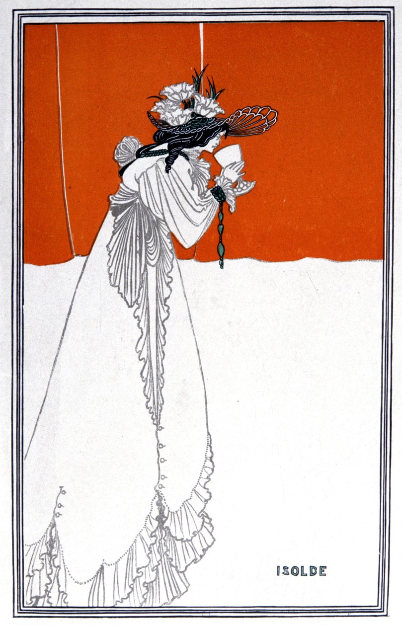Yseult شرب Philtre ، إنجلترا ، حوالي عام 1900 بواسطة اوبري بيردسلي