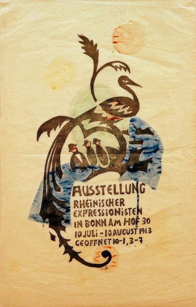معرض Rheinischer Expressionisten II ، ... بواسطة أغسطس ماكي