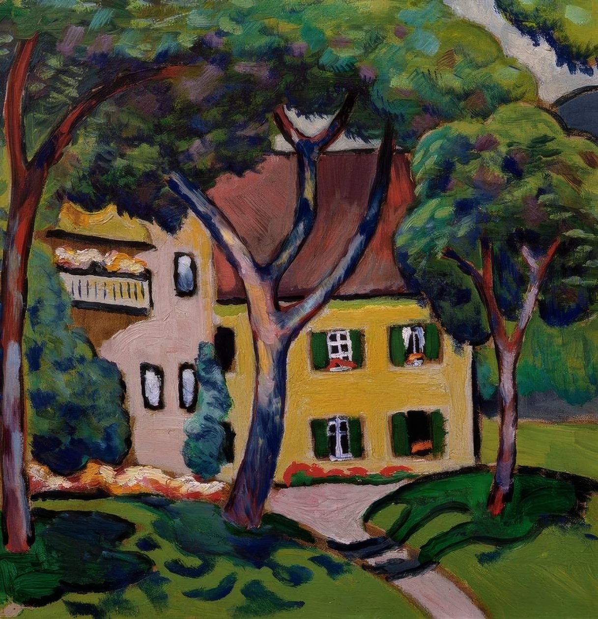 Staudacherhaus في Tegernsee بواسطة أغسطس ماكي