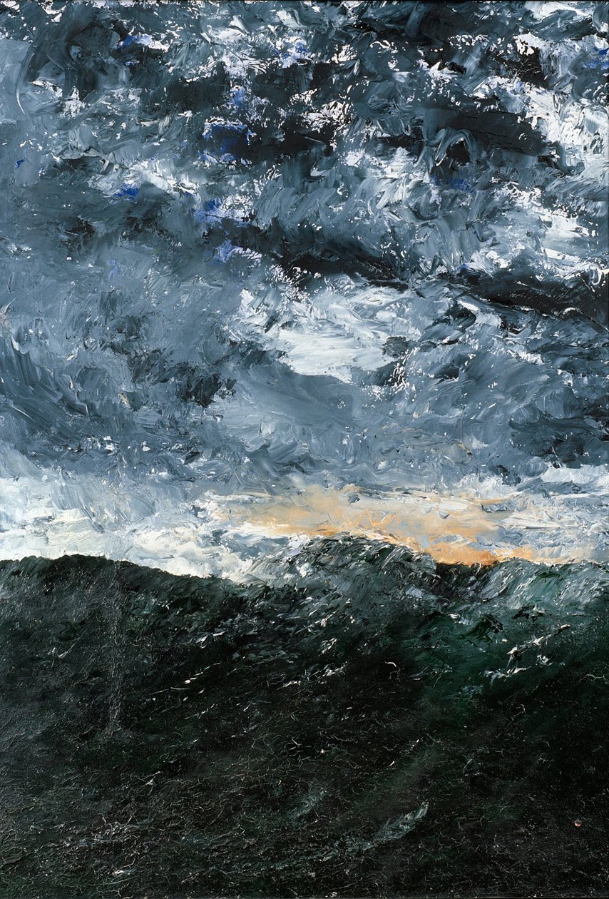 المناظر الطبيعية ، المناظر البحرية- Vågen الثامن (الموجة الثامنة) بواسطة أغسطس جوهان ستريندبرج