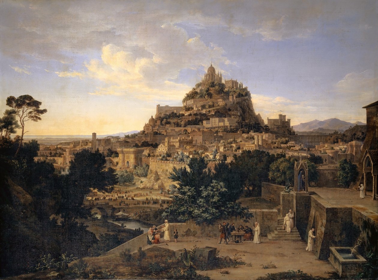 ذروة العصور الوسطى ، 1829 بواسطة أغسطس أحلبورن