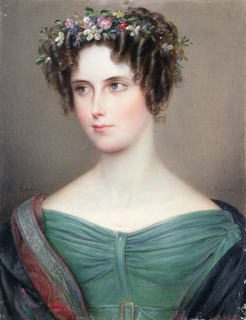 صورة لسيدة ، ربما هون. C. Barrington بواسطة أغسطس غراهل