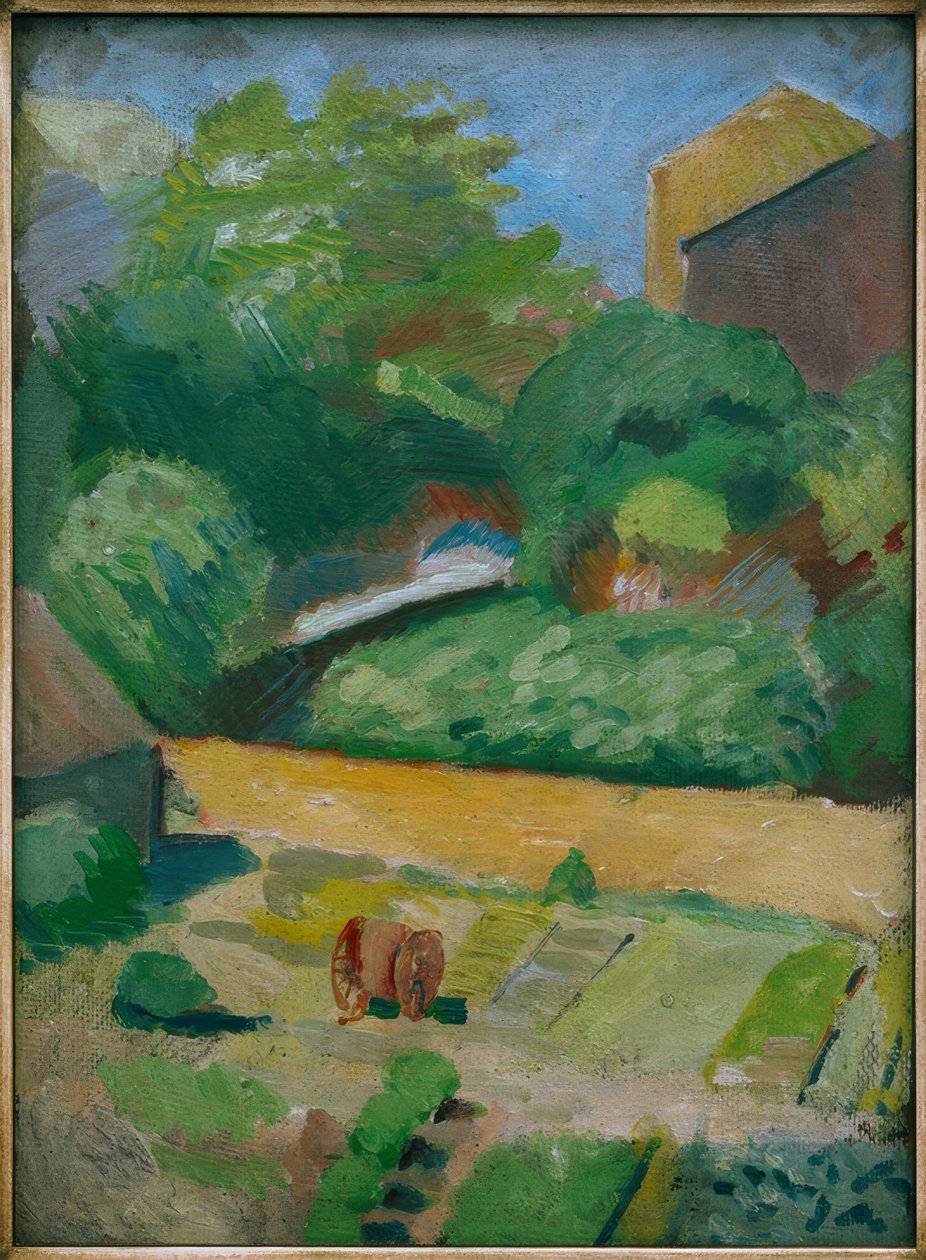 Blick in den Nachbargarten (Bonn) بواسطة أغسطس ماكي
