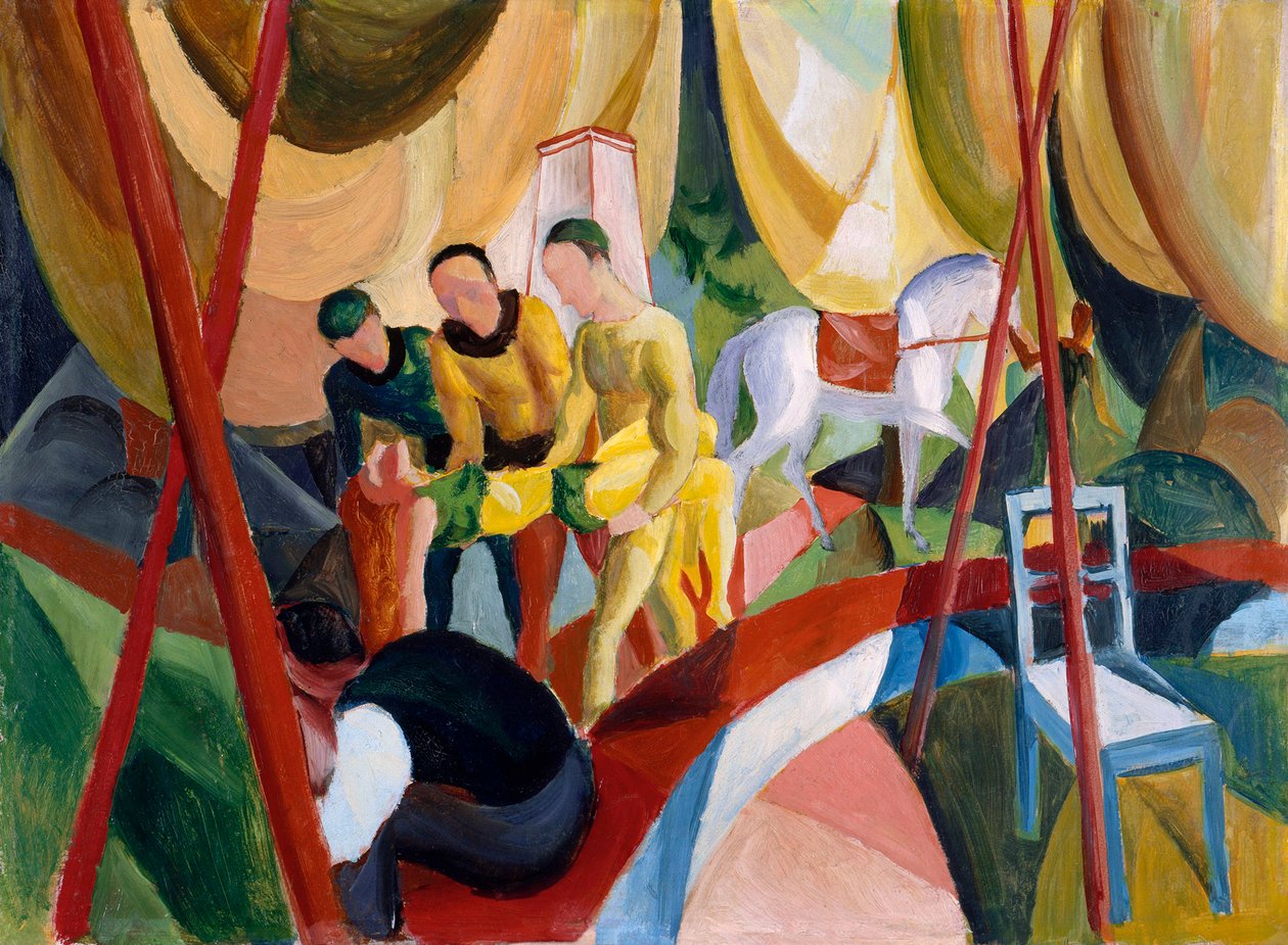 سيرك 1913 بواسطة أغسطس ماكي