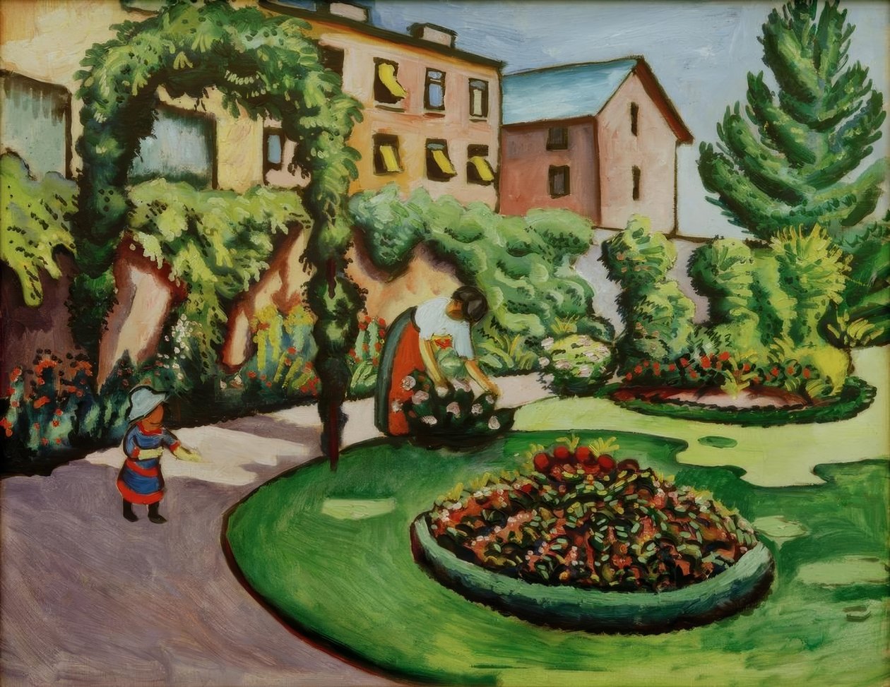 Macke&39;sche Garten في بون بواسطة أغسطس ماكي