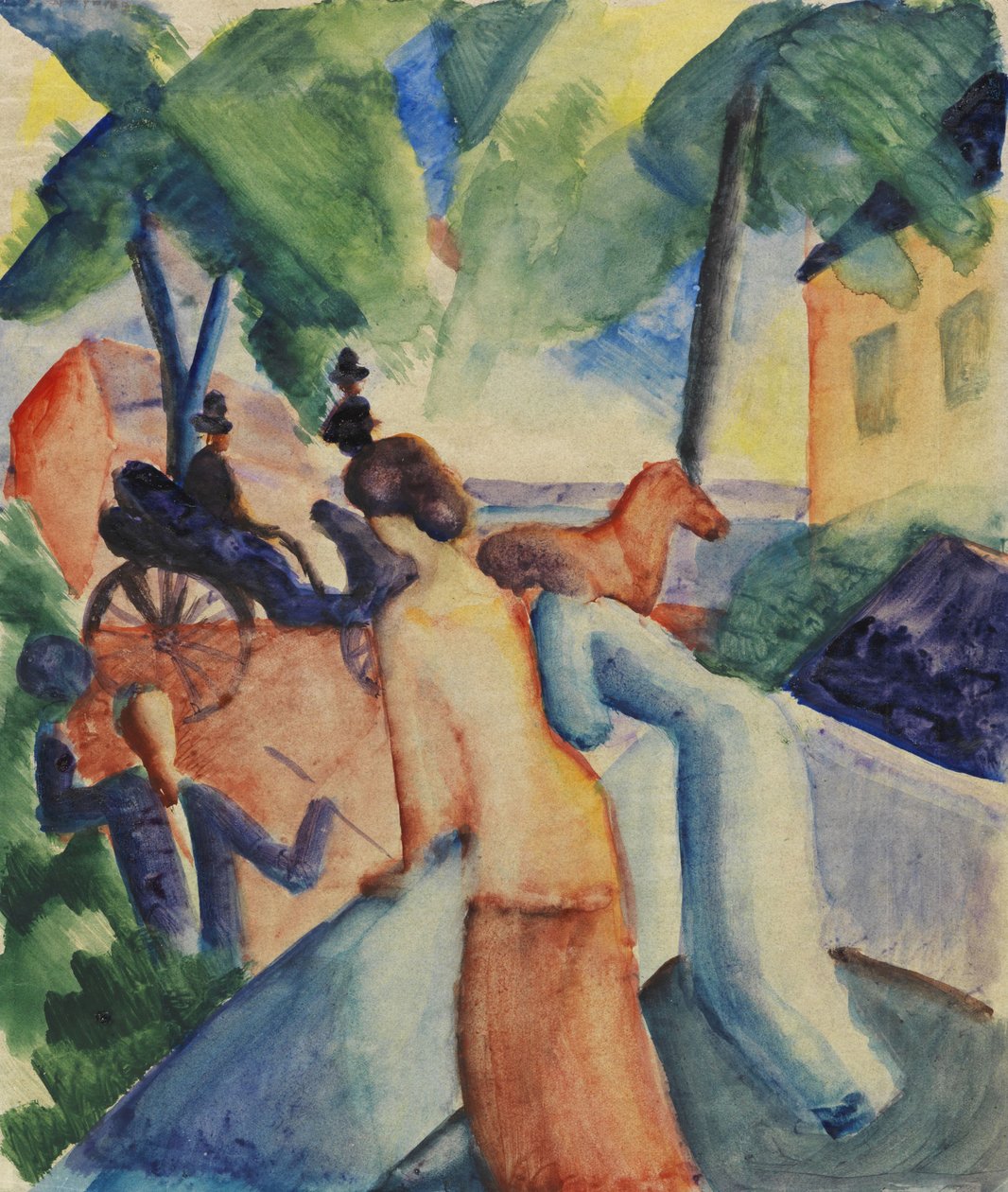 تحية بحيرة ثون ، 1913. بواسطة أغسطس ماكي