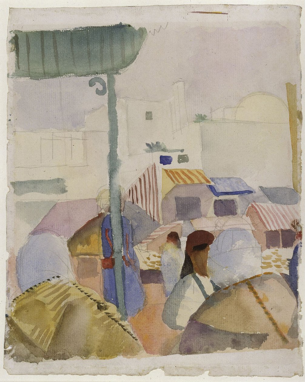 سوق تونس الثاني 1914 بواسطة أغسطس ماكي