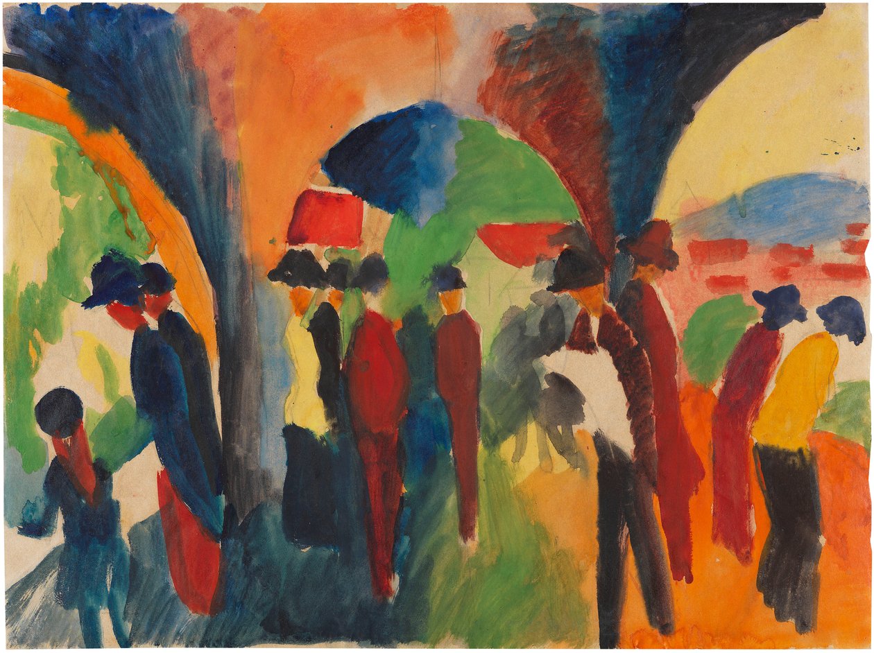 تحت Thun Arcades ، 1913. بواسطة أغسطس ماكي