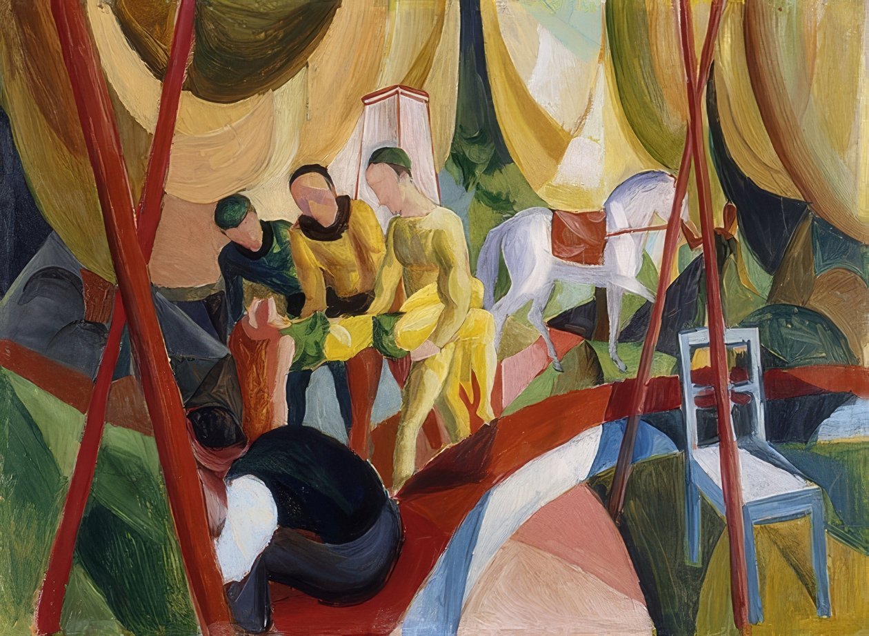 سيرك. 1913 بواسطة أغسطس ماكي