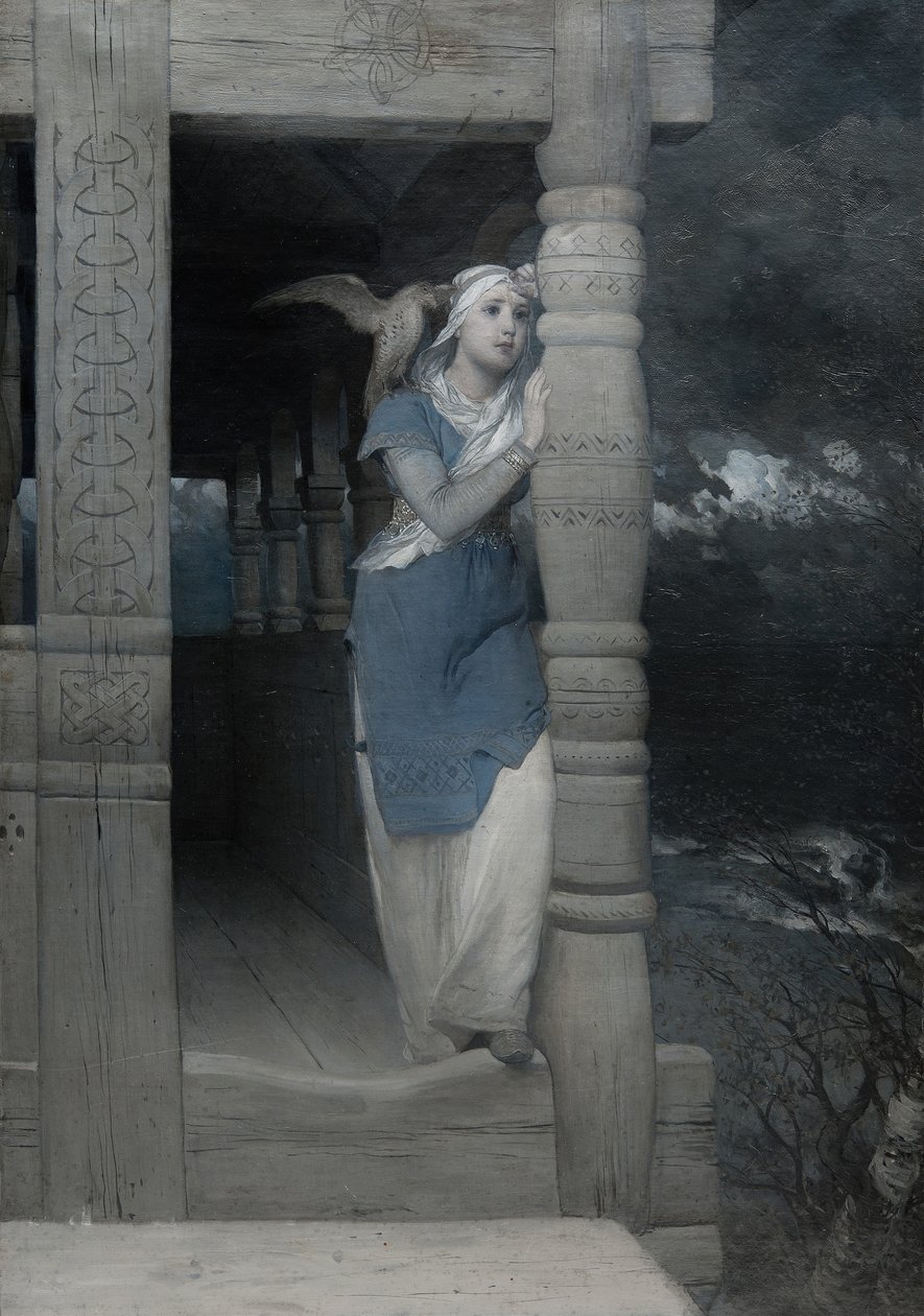 ملحمة Frithiof: رثاء Ingeborg ، 1880. بواسطة أغسطس Malmström