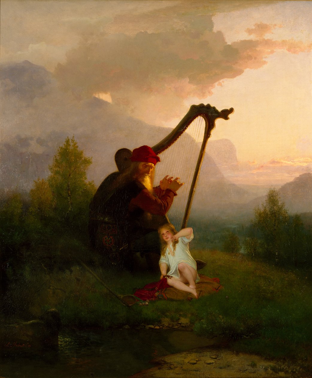 الملك هايمر وأسلوج 1856 بواسطة أغسطس Malmström