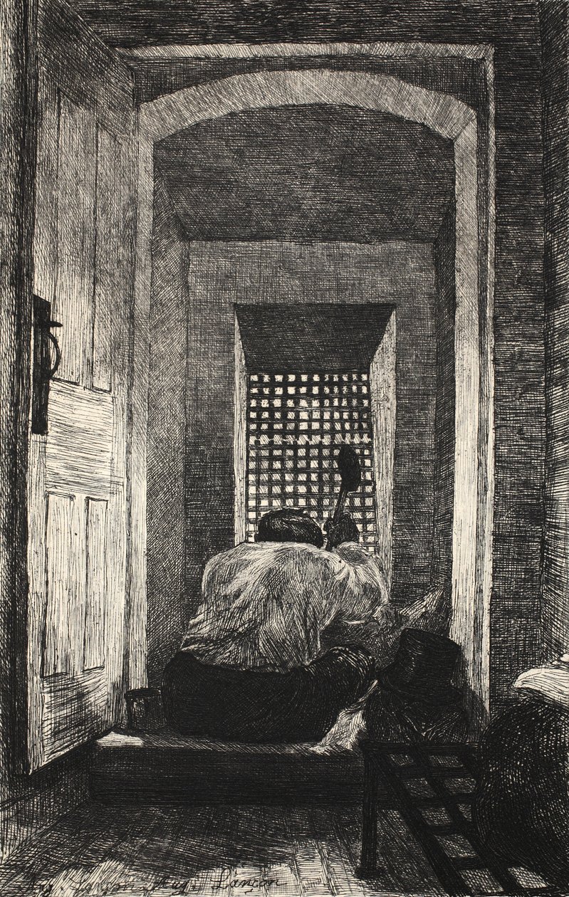 رسم توضيحي من الحانة "La Rue a Londres". بقلم G. Charpentier et Cie ، 1884 بواسطة أوغست أندريه لانكون